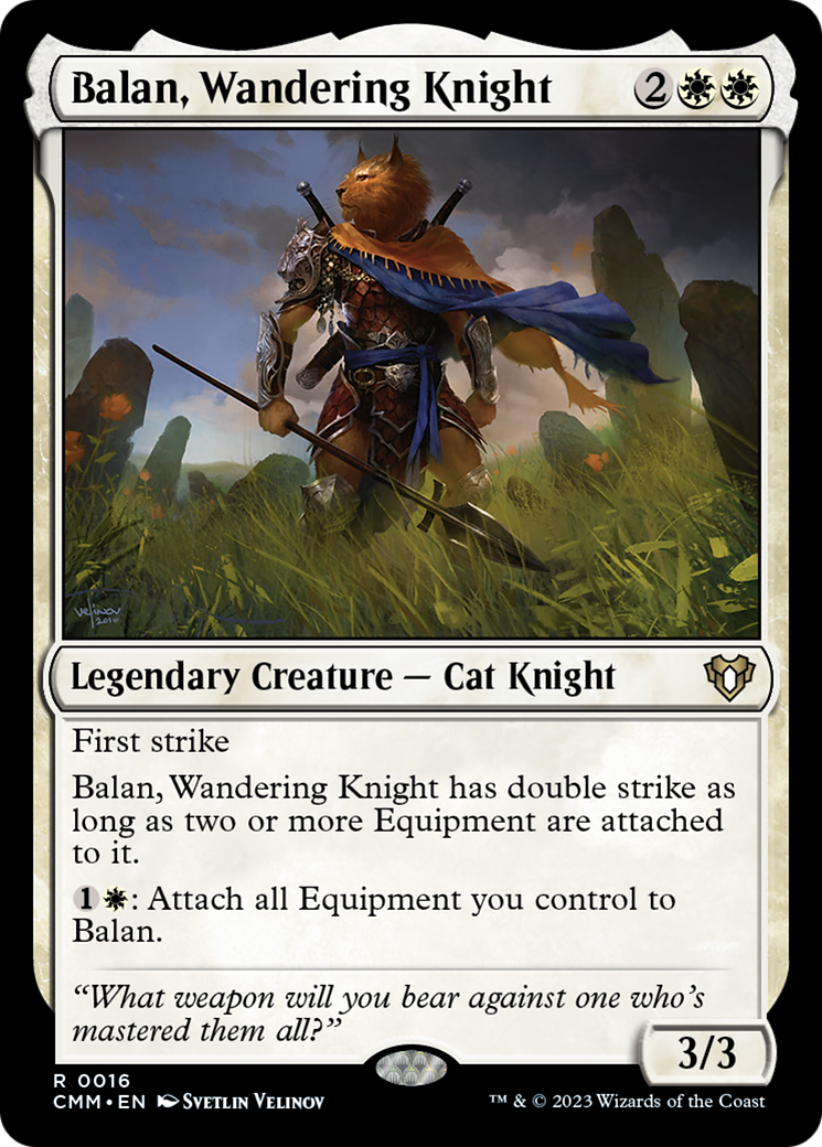 Balan, Wandering Knight [Commander Masters] | Exor Games New Glasgow