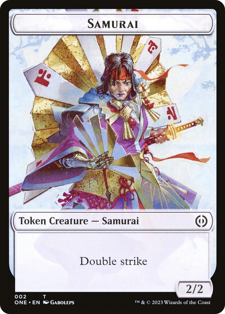 Samurai Token [Phyrexia: All Will Be One Tokens] | Exor Games New Glasgow