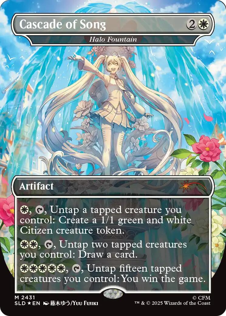 Cascade of Song - Halo Fountain [Secret Lair Drop Series] | Exor Games New Glasgow