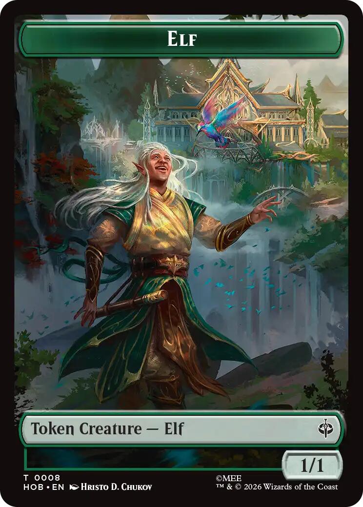 Elf // Dwarf Double-Sided Token [The Hobbit Tokens] | Exor Games New Glasgow