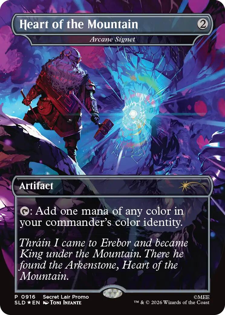 Heart of the Mountain - Arcane Signet [Secret Lair Drop Series] | Exor Games New Glasgow
