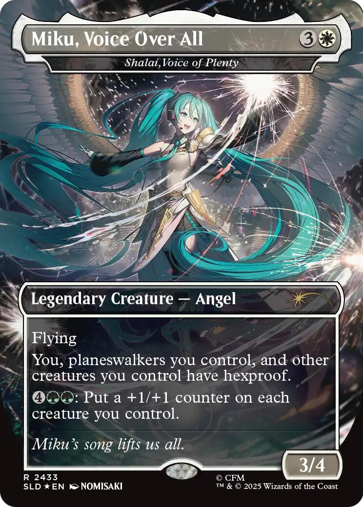 Miku, Voice Over All - Shalai, Voice of Plenty [Secret Lair Drop Series] | Exor Games New Glasgow