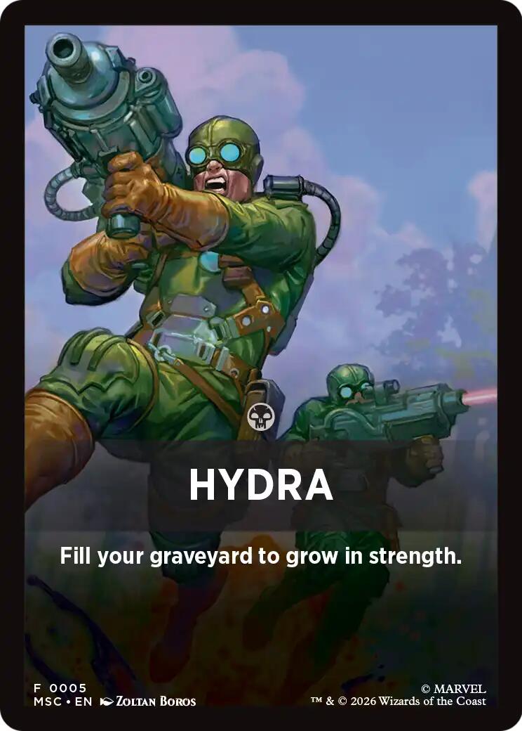 Hydra Theme Card (0005) [Marvel Super Heroes Commander] | Exor Games New Glasgow
