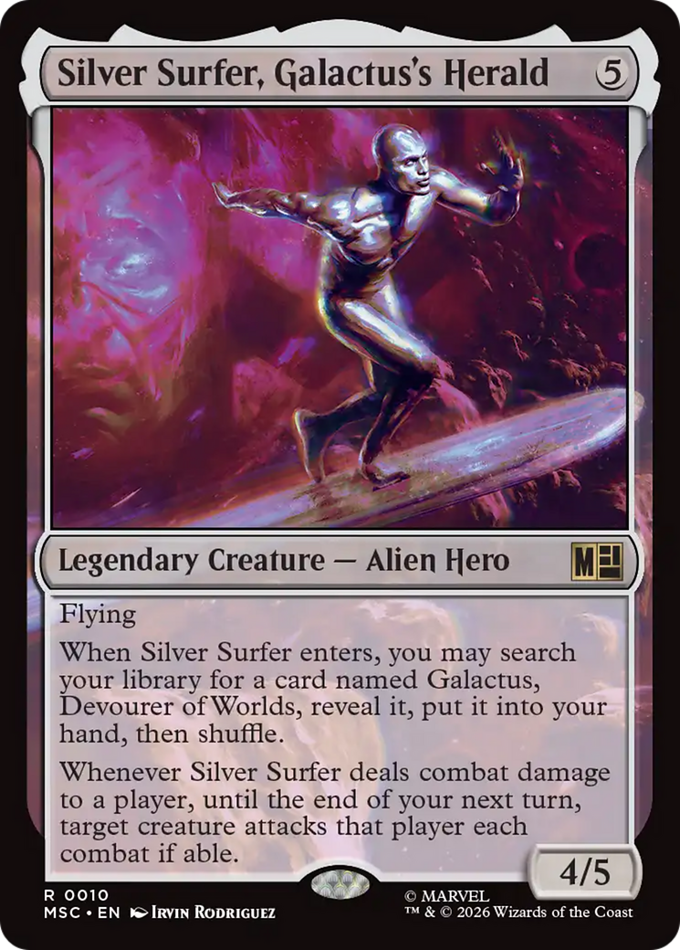 Silver Surfer, Galactus's Herald [Marvel Super Heroes Commander] | Exor Games New Glasgow