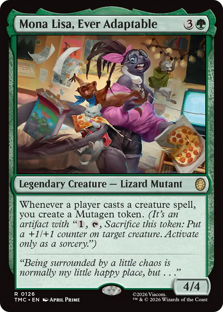 Mona Lisa, Ever Adaptable [Teenage Mutant Ninja Turtles Commander] | Exor Games New Glasgow