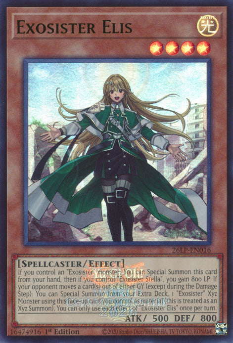 Exosister Elis (Emblazoned) [26LP-EN016] Ultra Rare | Exor Games New Glasgow