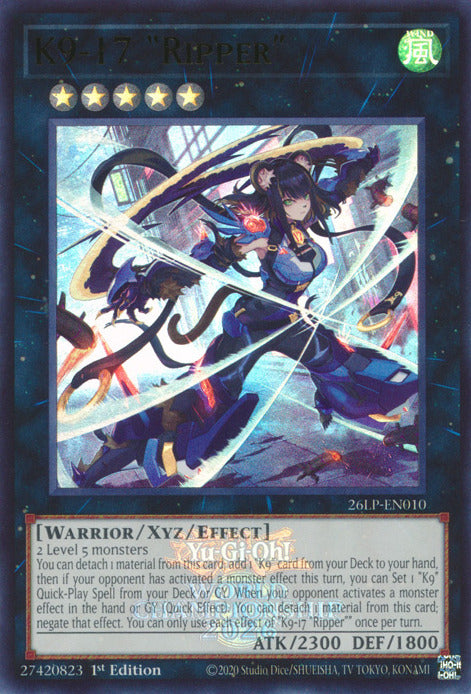 K9-17 Ripper (Emblazoned) [26LP-EN010] Ultra Rare | Exor Games New Glasgow