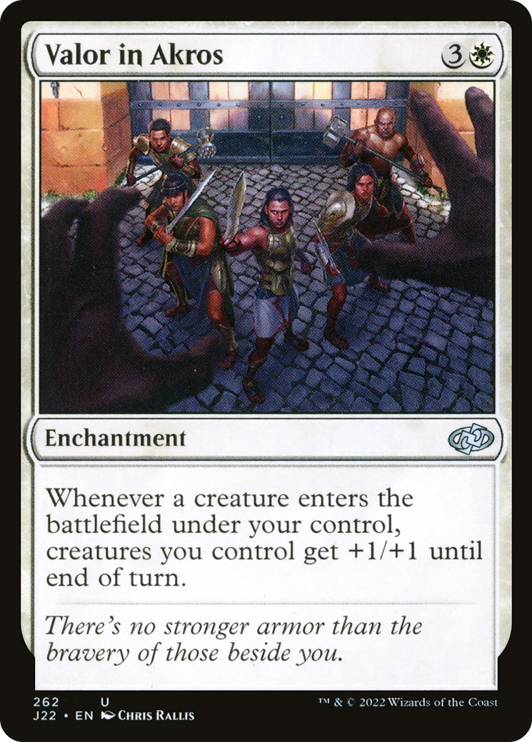 Valor in Akros [Jumpstart 2022] | Exor Games New Glasgow