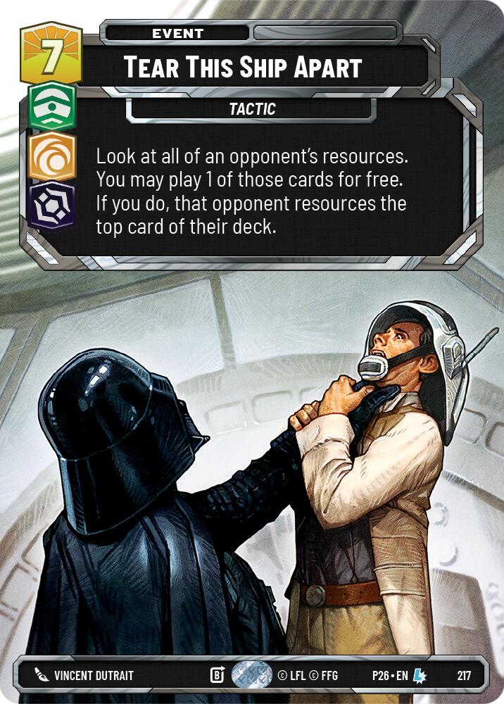 Tear This Ship Apart (217) (Foil) (217) [Sector and Regional Promos: Season 2] | Exor Games New Glasgow