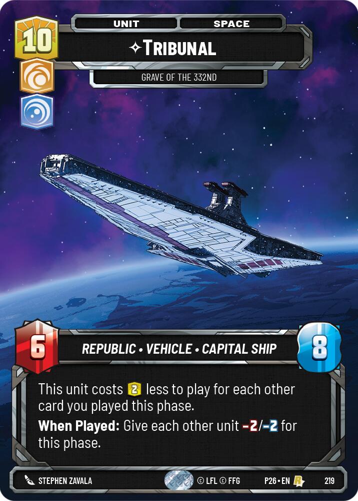 Tribunal - Grave of the 332nd (219) (Foil) (219) [Sector and Regional Promos: Season 2] | Exor Games New Glasgow