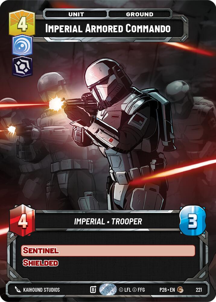 Imperial Armored Commando (221) (Foil) (221) [Sector and Regional Promos: Season 2] | Exor Games New Glasgow