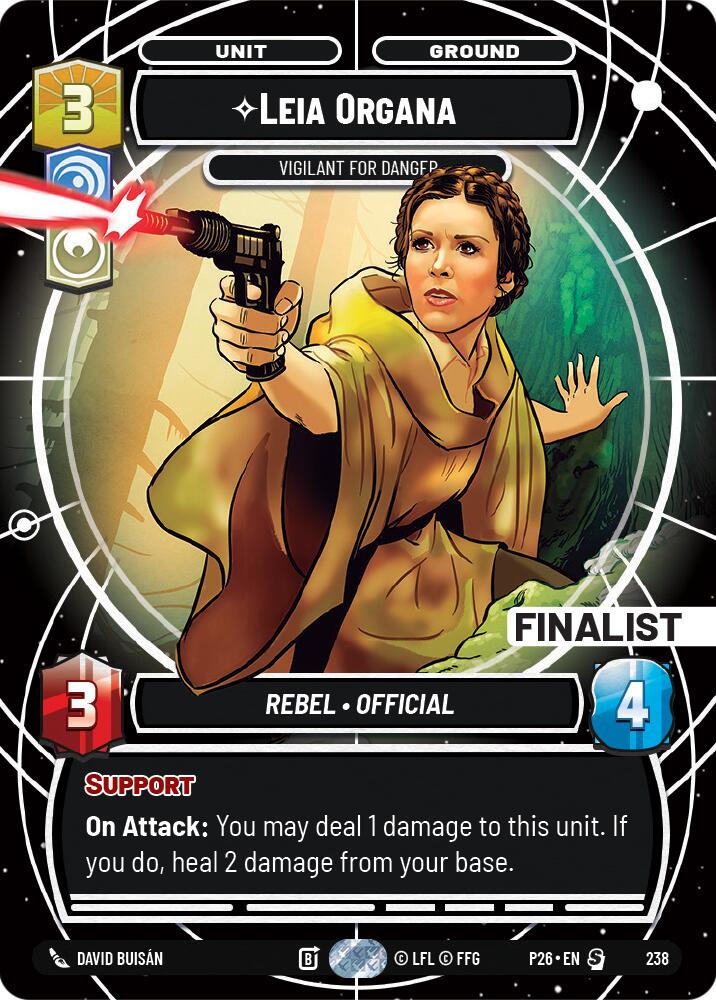 Leia Organa - Vigilant for Danger (238) (Finalist) (238) [Sector and Regional Promos: Season 2] | Exor Games New Glasgow