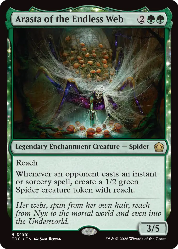 Arasta of the Endless Web [Foundations Commander] | Exor Games New Glasgow
