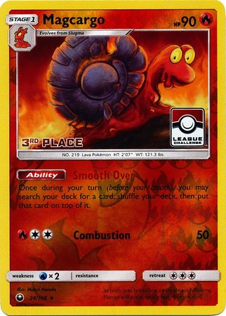 Magcargo (24/168) (League Promo 3rd Place) [Sun & Moon: Celestial Storm] | Exor Games New Glasgow