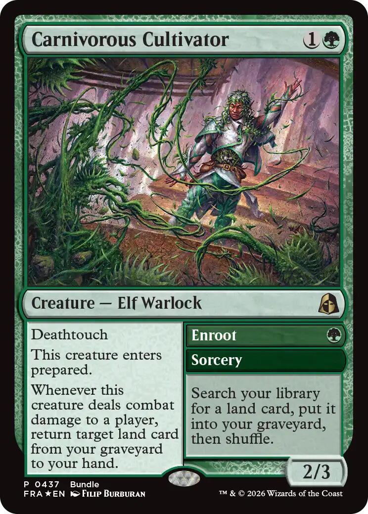 Carnivorous Cultivator (Bundle) [Reality Fracture Promos] | Exor Games New Glasgow