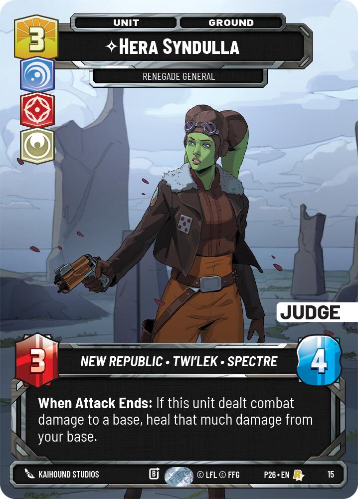 Hera Syndulla - Renegade General (15) (15) [Judge Promos] | Exor Games New Glasgow
