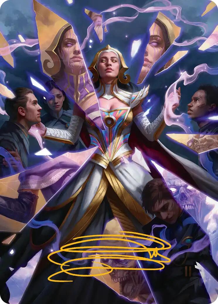 Return to the Light Realms Art Card (5/54) (Gold-Stamped Signature) [Reality Fracture Art Series] | Exor Games New Glasgow