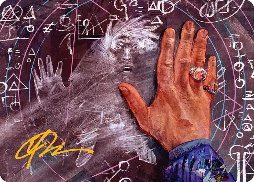 Solve for Disappointment Art Card (Gold-Stamped Signature) [Reality Fracture Art Series] | Exor Games New Glasgow