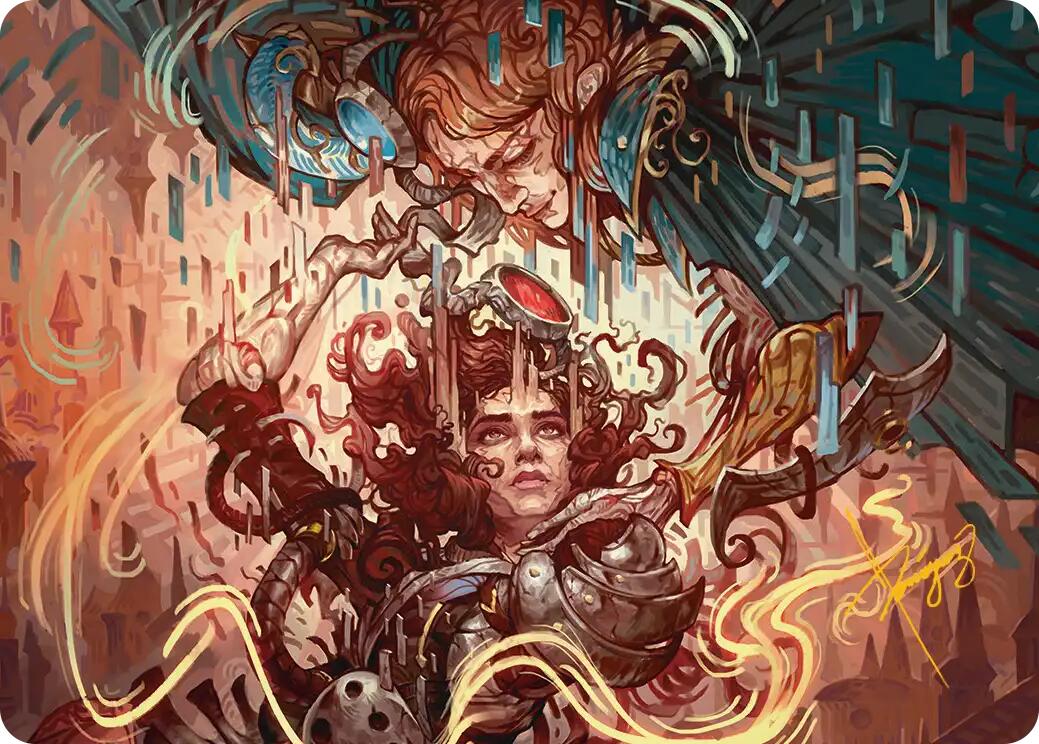Identity Echo Art Card (Gold-Stamped Signature) [Reality Fracture Art Series] | Exor Games New Glasgow