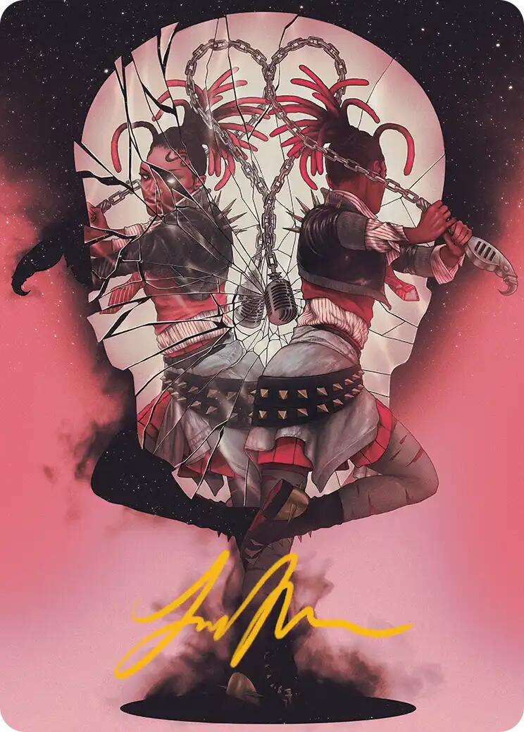 Face Yourself Art Card (Gold-Stamped Signature) [Reality Fracture Art Series] | Exor Games New Glasgow
