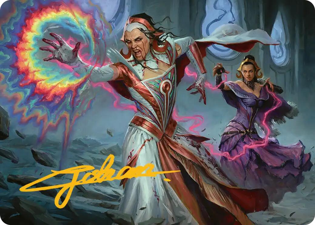 Vindictive Triumph Art Card (Gold-Stamped Signature) [Reality Fracture Art Series] | Exor Games New Glasgow