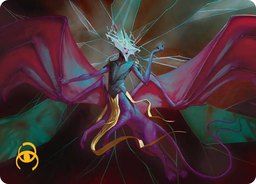 Ingris Stingerquill Art Card (Gold-Stamped Signature) [Reality Fracture Art Series] | Exor Games New Glasgow