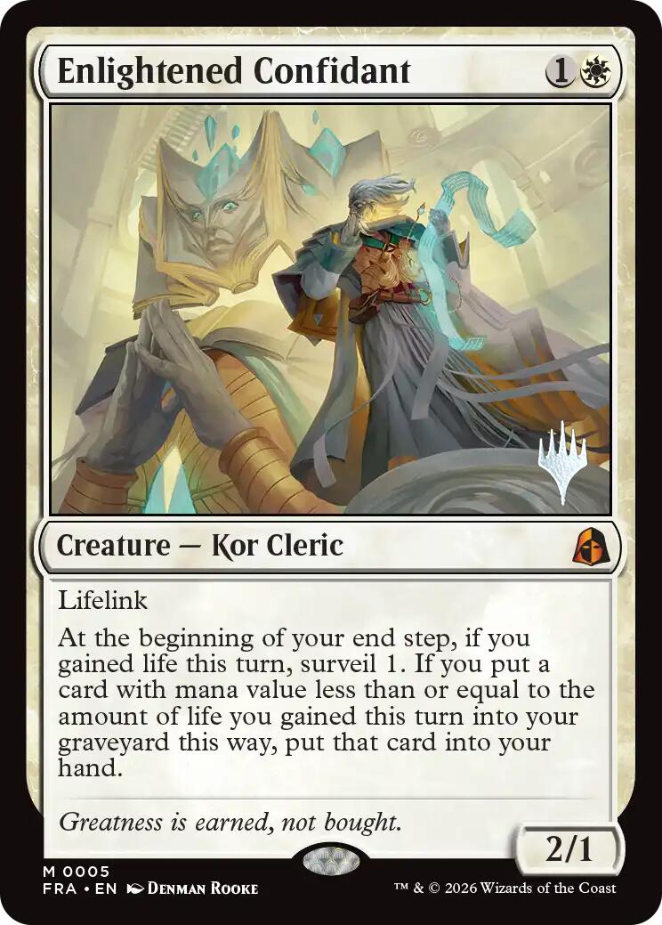 Enlightened Confidant [Reality Fracture Promos] | Exor Games New Glasgow