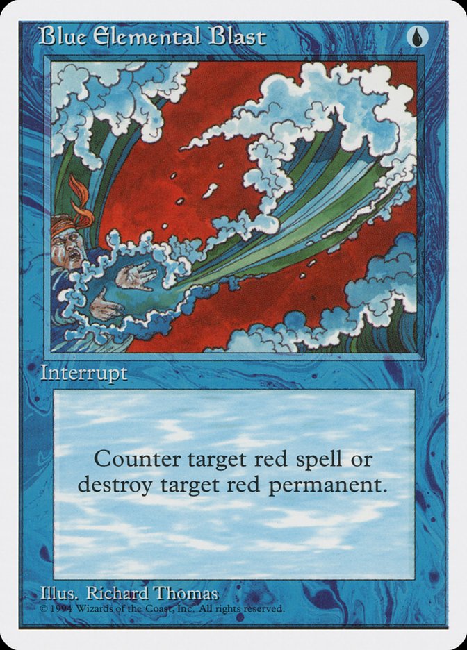 Blue Elemental Blast [Media Promos] | Exor Games New Glasgow