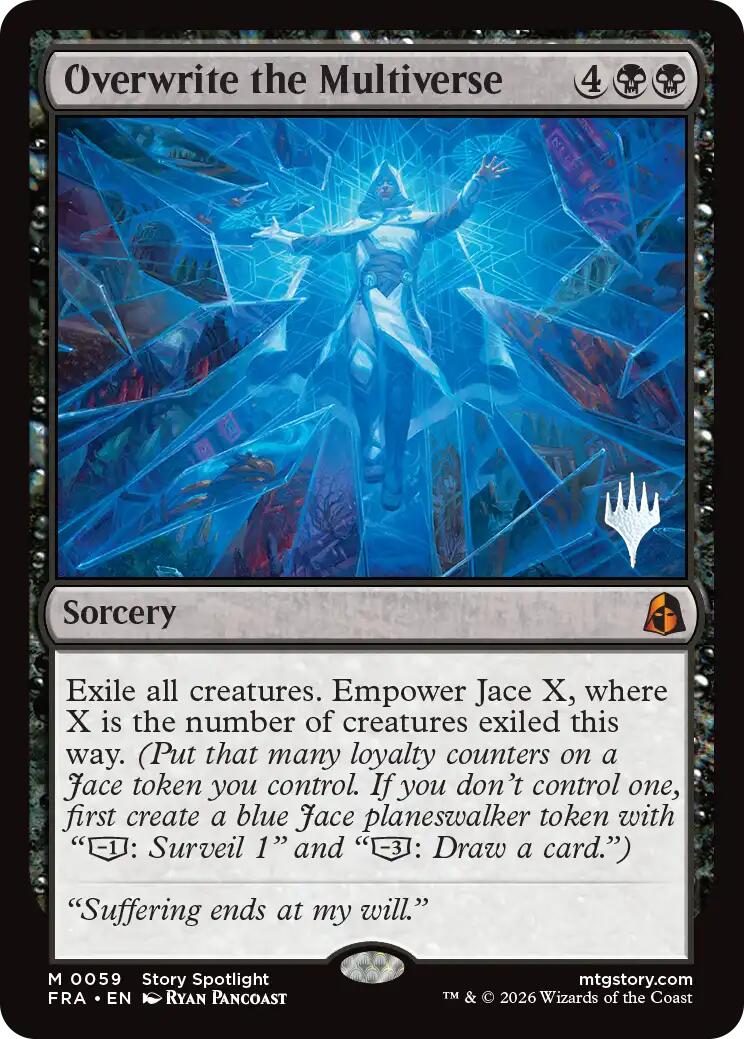 Overwrite the Multiverse [Reality Fracture Promos] | Exor Games New Glasgow