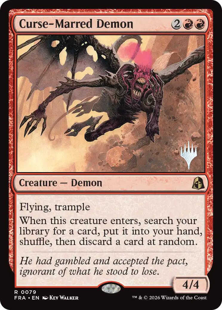 Curse-Marred Demon [Reality Fracture Promos] | Exor Games New Glasgow