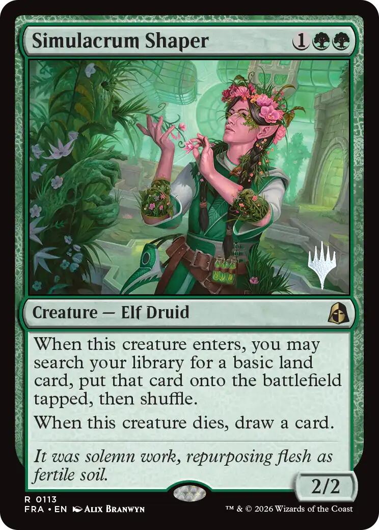 Simulacrum Shaper [Reality Fracture Promos] | Exor Games New Glasgow