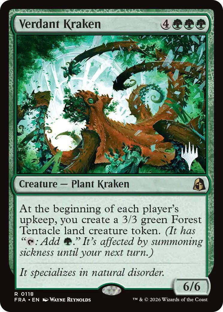 Verdant Kraken [Reality Fracture Promos] | Exor Games New Glasgow