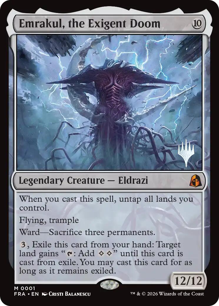 Emrakul, the Exigent Doom [Reality Fracture Promos] | Exor Games New Glasgow