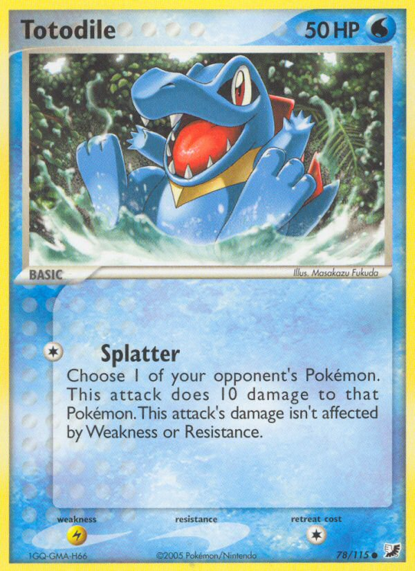 Totodile (78/115) [EX: Unseen Forces] | Exor Games New Glasgow