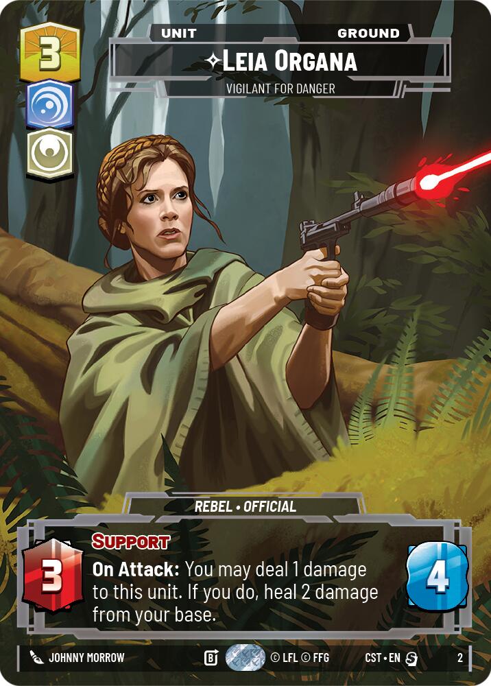 Leia Organa - Vigilant for Danger (2) (Costco Exclusive) (2) [Ashes of the Empire] | Exor Games New Glasgow