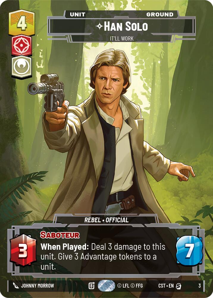 Han Solo - It'll Work (3) (Costco Exclusive) (3) [Ashes of the Empire] | Exor Games New Glasgow