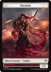 Soldier // Map Double-Sided Token [Reality Fracture Commander Tokens] | Exor Games New Glasgow