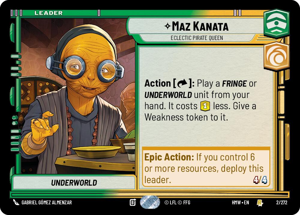 Maz Kanata - Eclectic Pirate Queen (2/272) (2/272) [Homeworlds] | Exor Games New Glasgow