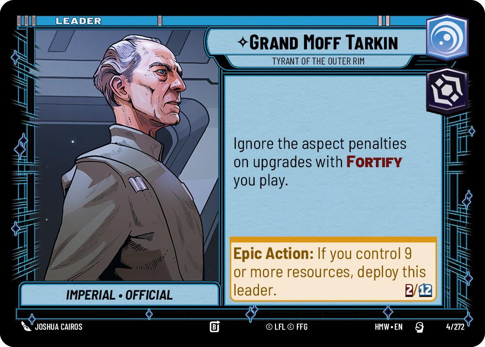 Grand Moff Tarkin - Tyrant of the Outer Rim (4/272) (4/272) [Homeworlds] | Exor Games New Glasgow