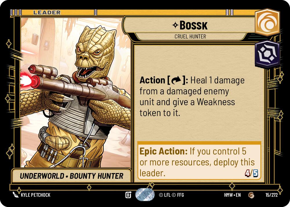 Bossk - Cruel Hunter (15/272) (15/272) [Homeworlds] | Exor Games New Glasgow