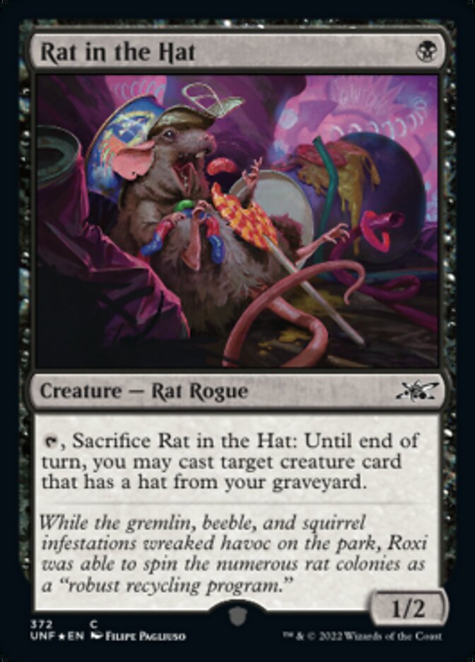 Rat in the Hat (Galaxy Foil) [Unfinity] | Exor Games New Glasgow