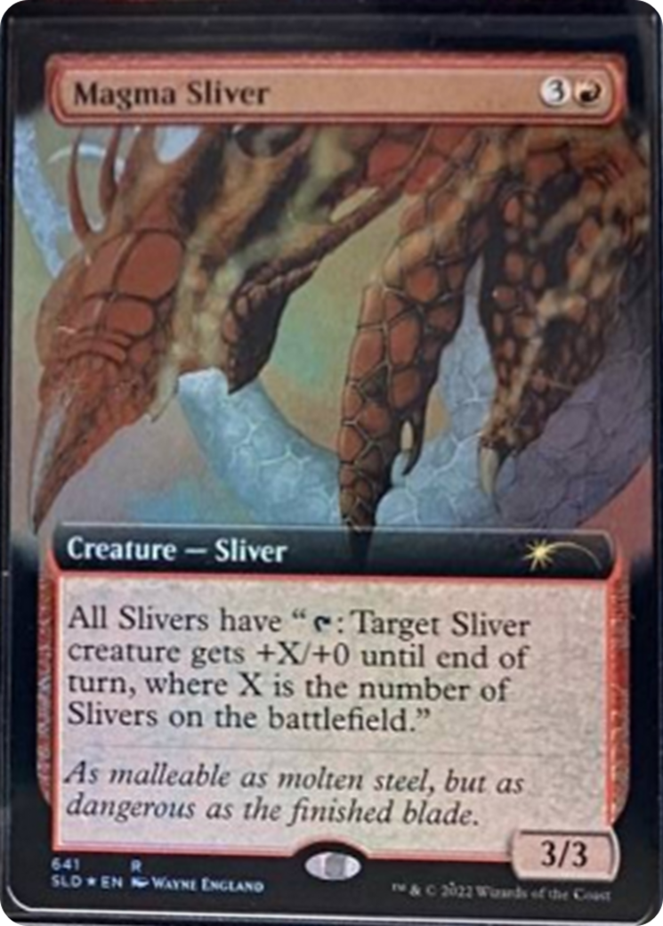 Magma Sliver (Extended Art) [Secret Lair Drop Series] | Exor Games New Glasgow