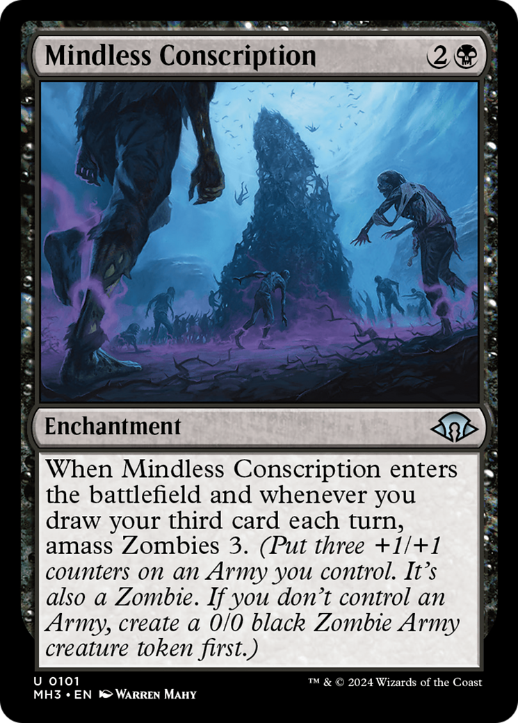 Mindless Conscription [Modern Horizons 3] | Exor Games New Glasgow