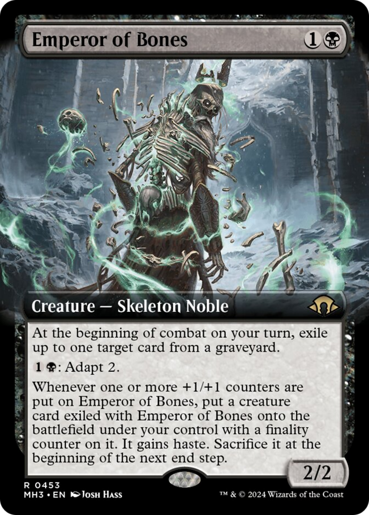 Emperor of Bones (Extended Art) [Modern Horizons 3] | Exor Games New Glasgow