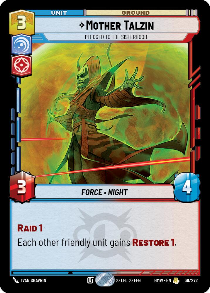 Mother Talzin - Pledged to the Sisterhood (39/272) (39/272) [Homeworlds] | Exor Games New Glasgow