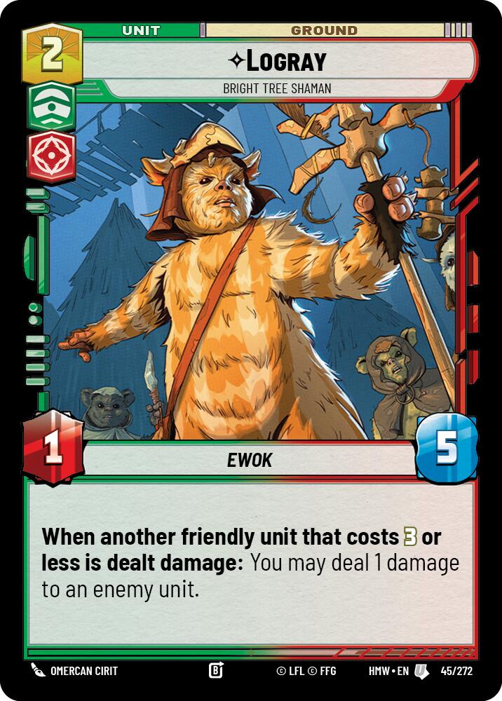 Logray - Bright Tree Shaman (45/272) (45/272) [Homeworlds] | Exor Games New Glasgow