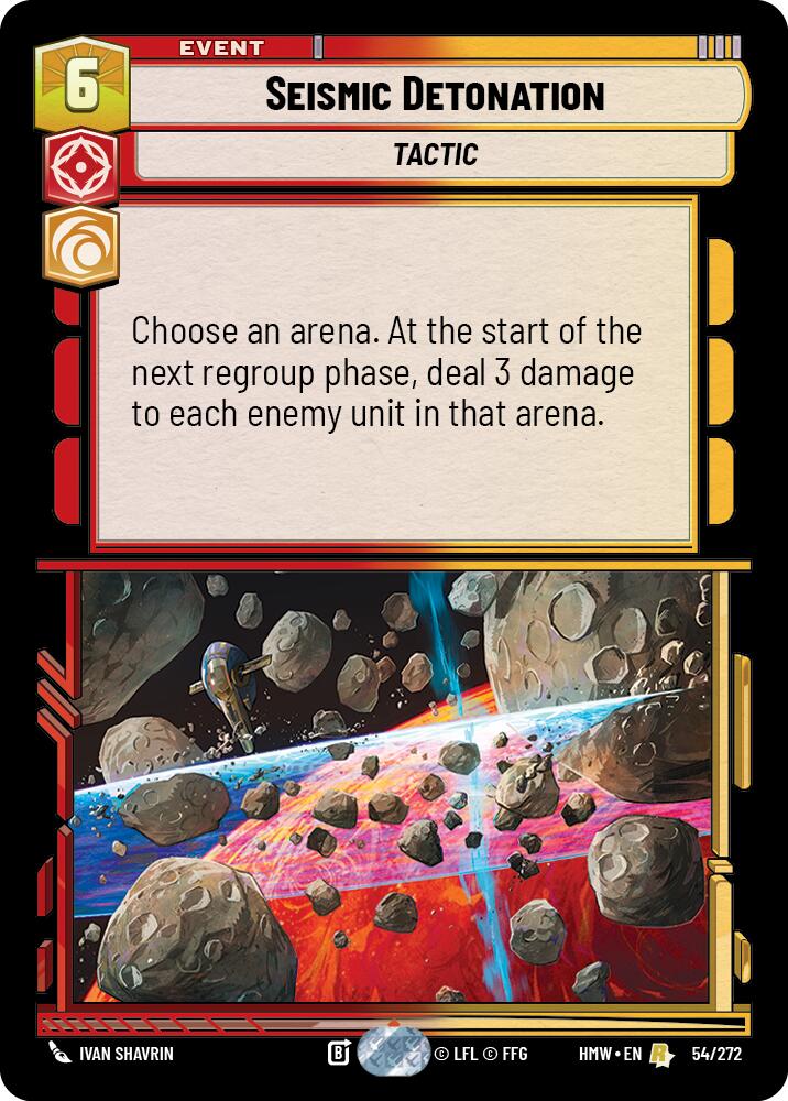 Seismic Detonation (54/272) (54/272) [Homeworlds] | Exor Games New Glasgow