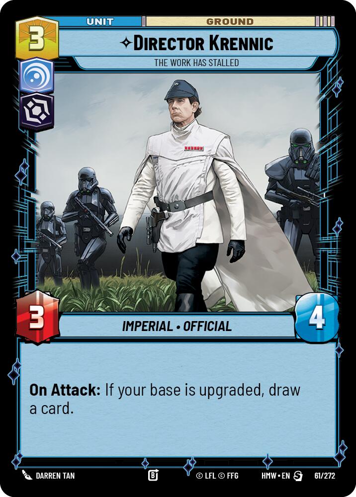 Director Krennic - The Work Has Stalled (61/272) (61/272) [Homeworlds] | Exor Games New Glasgow