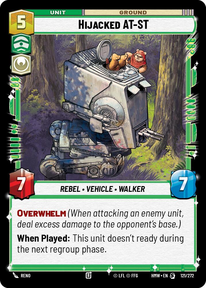 Hijacked AT-ST (121/272) (121/272) [Homeworlds] | Exor Games New Glasgow