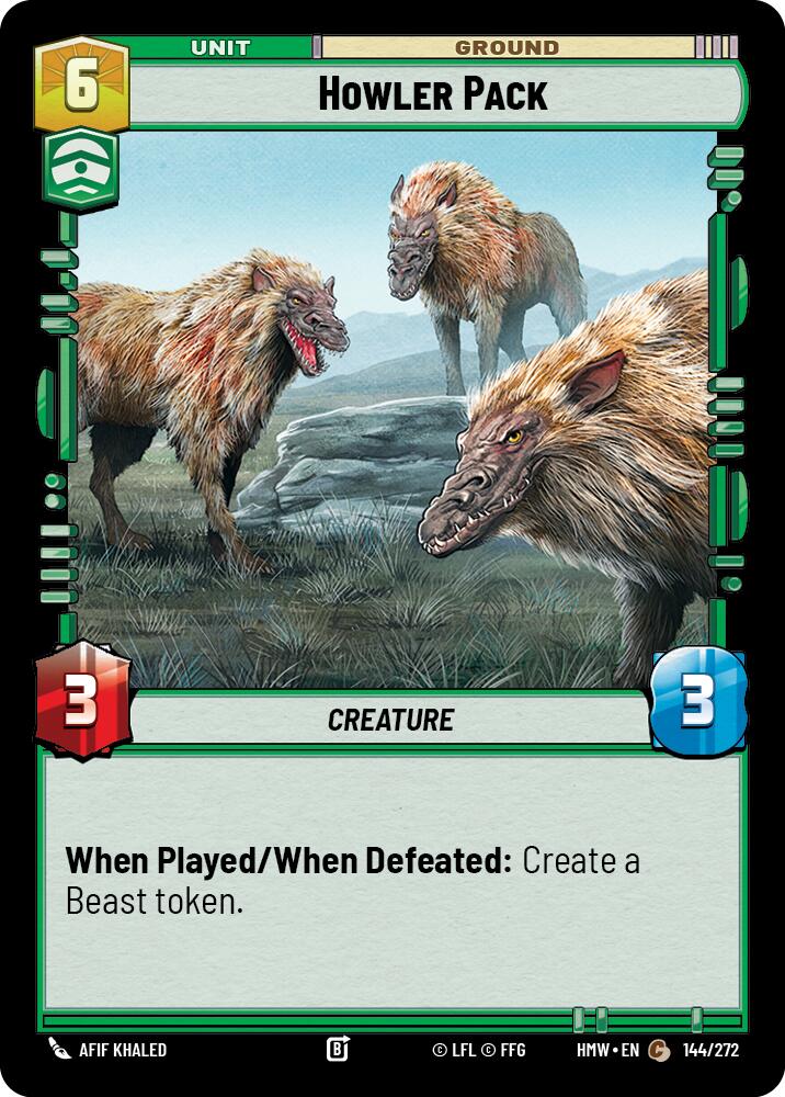 Howler Pack (144/272) (144/272) [Homeworlds] | Exor Games New Glasgow
